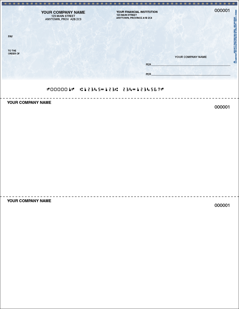 Multi-Purpose Cheque (SLF105)